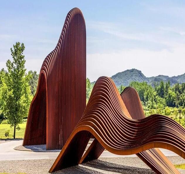 龙岩锈钢板造型